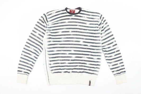Mens UK XL Regular JACK & JONES White Pullover Sweatshirt
