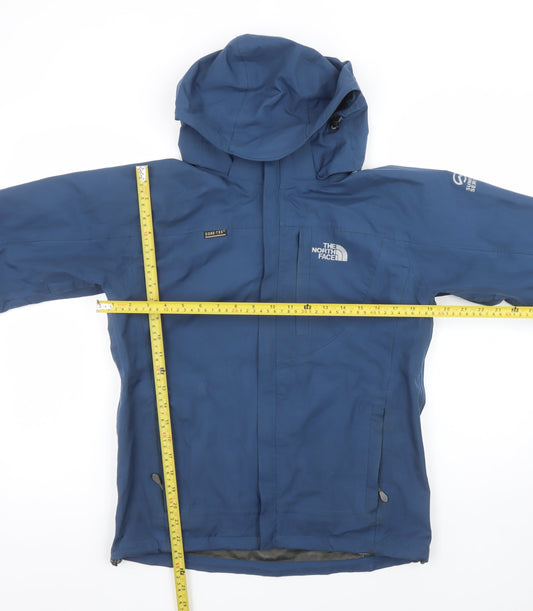 The North Face Men's Blue Small Gore-Tex Summit Series Hooded Waterproof Jacket