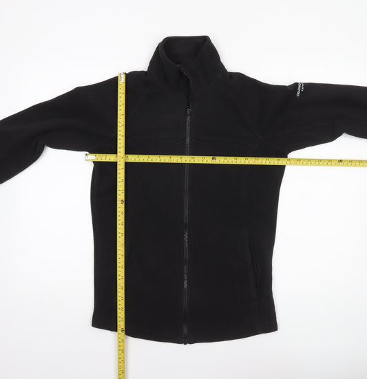 Womens UK Size 8 Regular Craghoppers Black Polyester Jacket