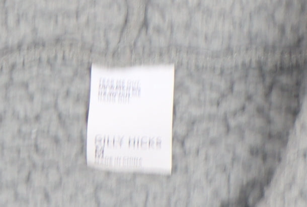 Gilly Hicks Womens Grey Fleece Pullover Hoodie Size S