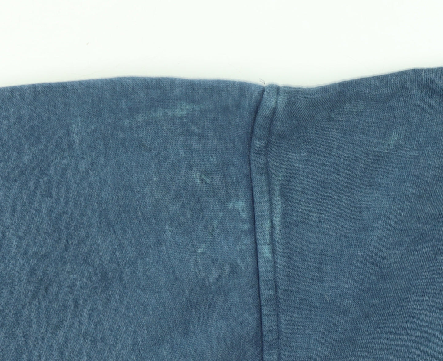 One Life Women's Blue Cropped Pullover Sweatshirt Size S