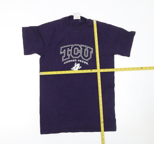Champion Men's Purple TCU Horned Frogs Graphic T-Shirt Size S