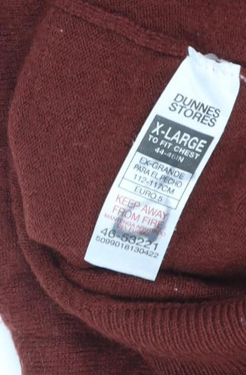 Additional view of Dunnes Women’s Burgundy Merino Blend Pullover Sweater XL