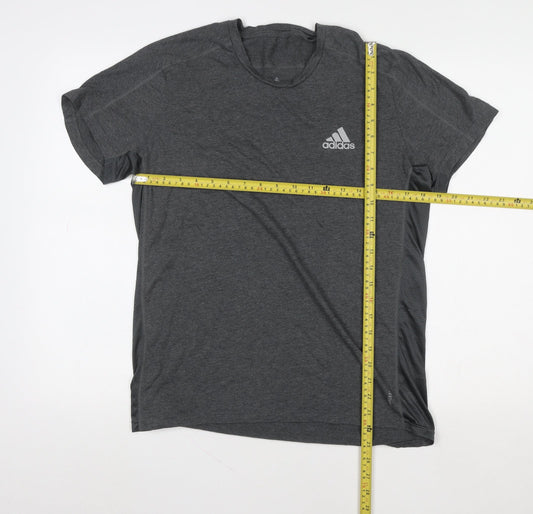 Adidas Men's Grey Aeroready Running T-Shirt Size M