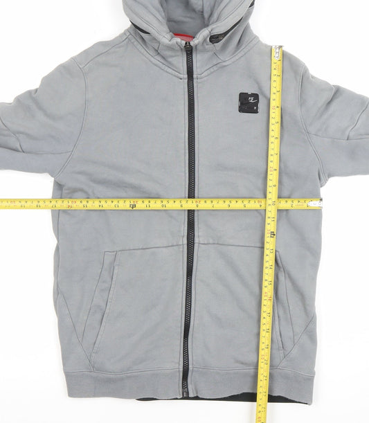 Nike Boys Grey Full Zip Air Max Hoodie XL 13-15 Years Cotton Blend