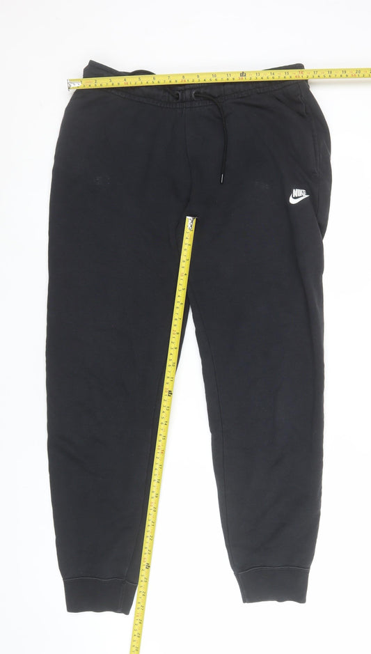 Nike Men's Black Regular Fit Fleece Jogger Sweatpants M