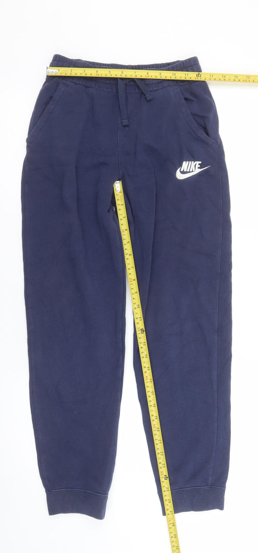 Nike Boys Blue XL Jogger Sweatpants Fleece Comfort Trousers
