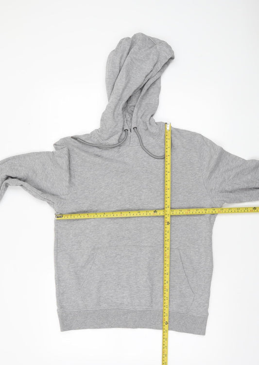 EDC Men’s Grey Regular Fit Pullover Hoodie Size S