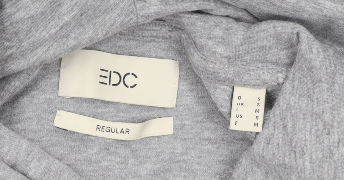 Additional view of EDC Men’s Grey Regular Fit Pullover Hoodie, size S