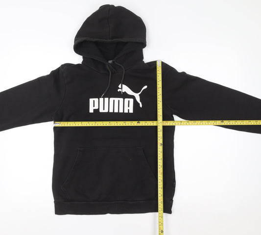 Womens UK M Regular PUMA Black Pullover Hoodie