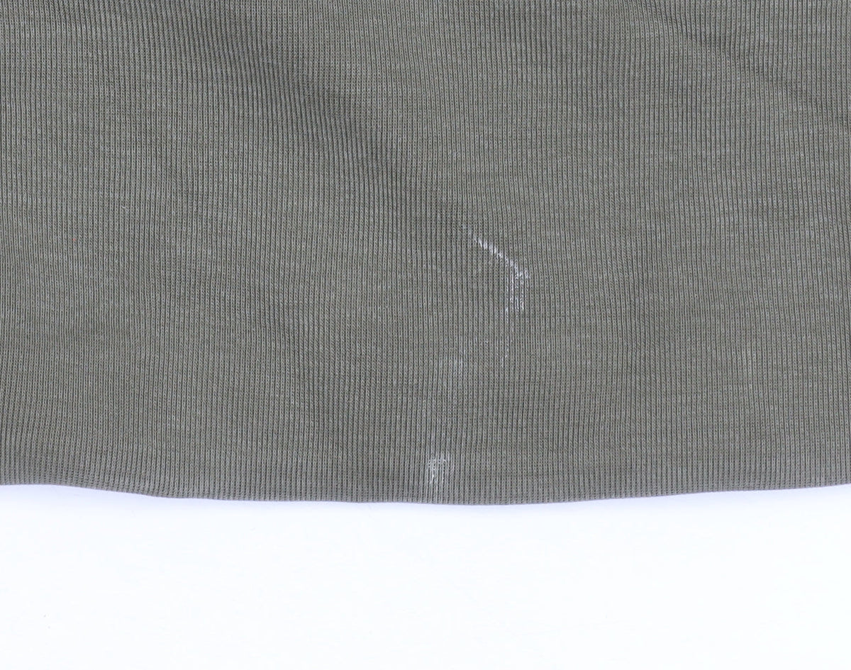 Additional view of COS women’s khaki green long sleeve crew neck sweatshirt, size S