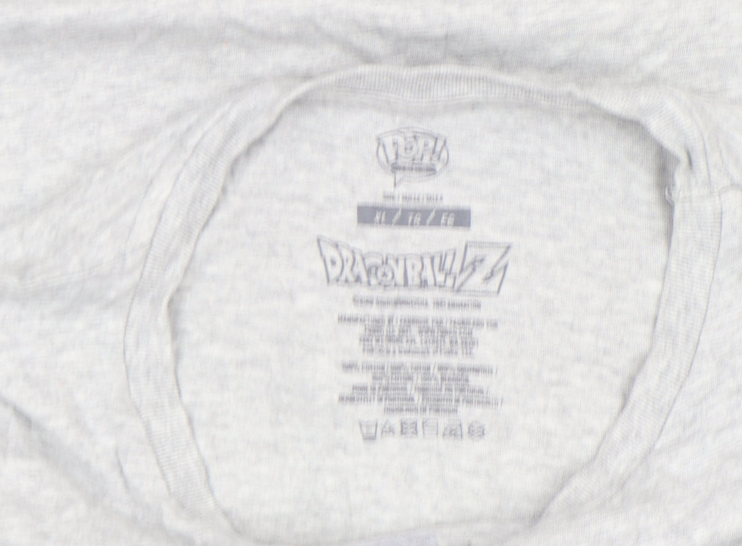 Dragon Ball Z Men's Grey Vegeta Saiyan Prince Graphic T-Shirt XL