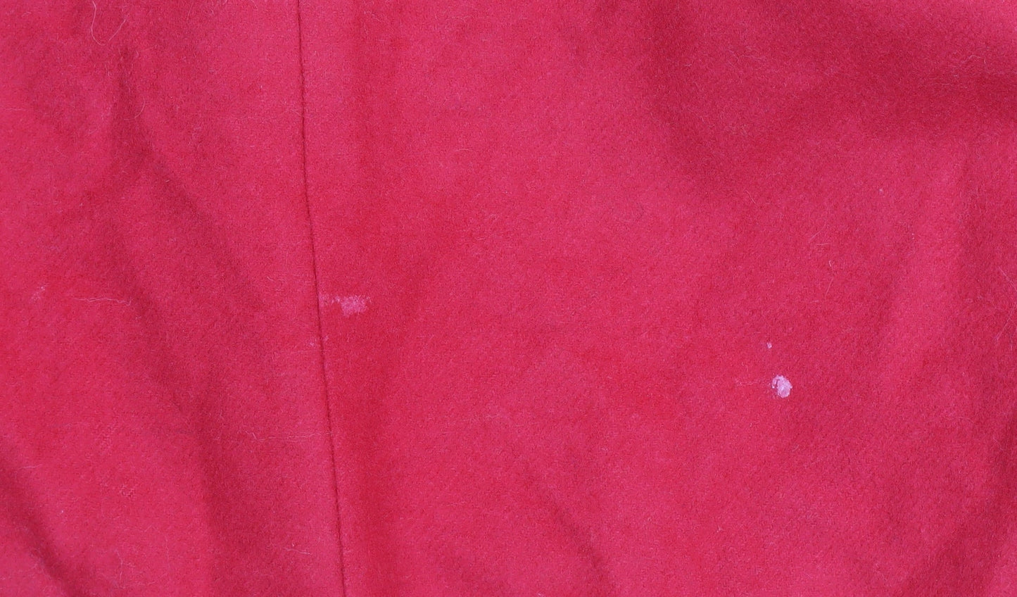 Zara Basic Women's Red Long Overcoat Size 12 Classic Lined