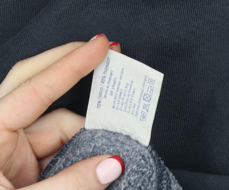 Womens UK S Regular Jack Wills Blue Pullover Hoodie