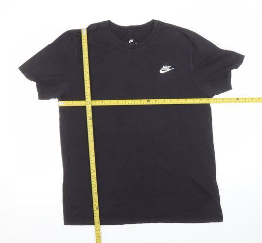 Mens UK Size L Nike Black Cotton T-Shirt