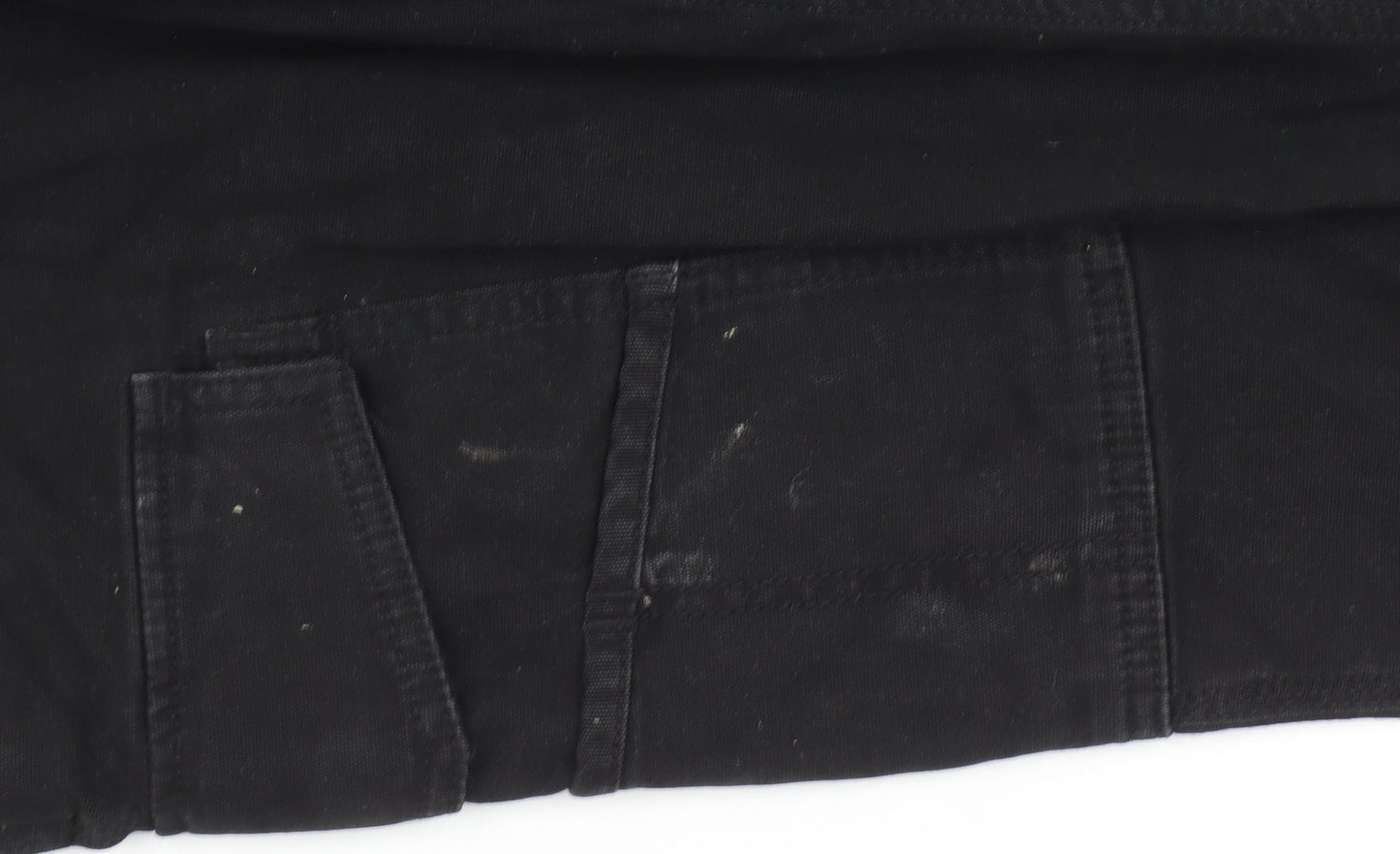 Carhartt Men’s Black Relaxed Fit Cargo Straight Jeans 30x30
