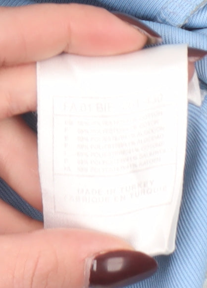 Womens UK M Regular Nike Blue Pullover Sweatshirt