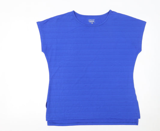 St. Bernard for Dunnes Stores Blue Womens Size 12 Sleeveless Sport T-Shirt