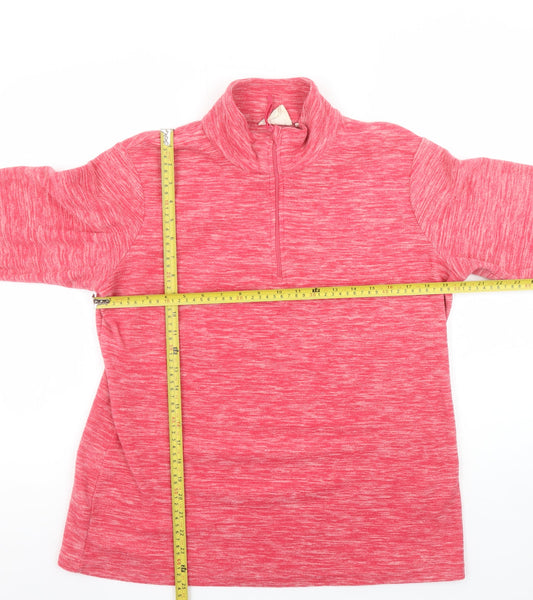 Womens UK 16 Regular Mountain Warehouse Pink Pullover Sweatshirt