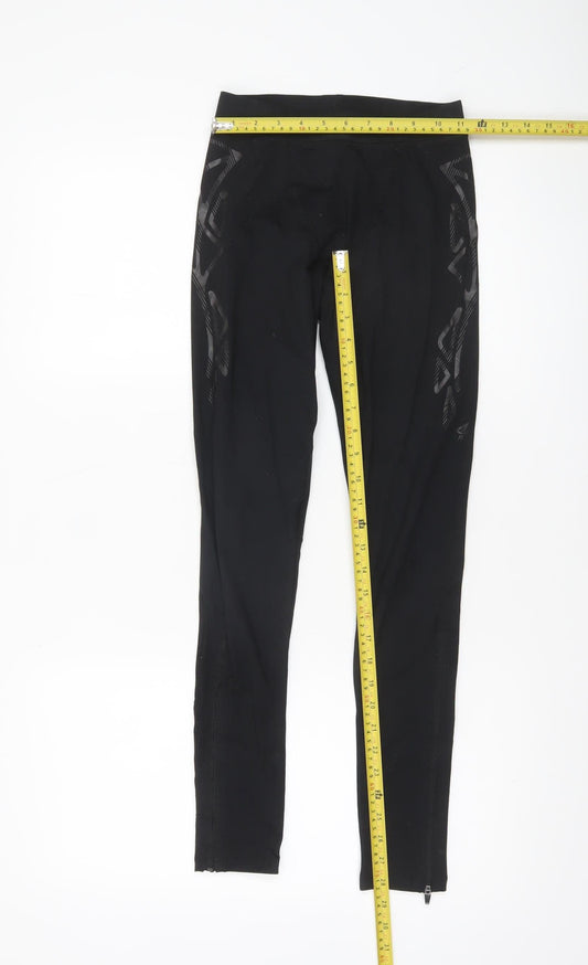 Reebok Women's Black Compression Leggings Size S Gym & Training Wear