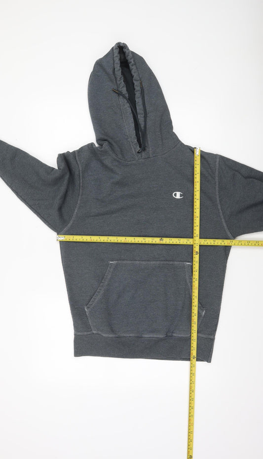 Mens UK S Regular Champion Grey Pullover Hoodie