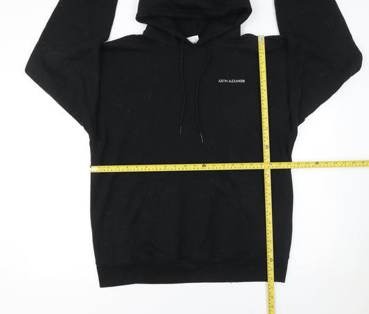 Mens UK L Regular Champion Black Pullover Hoodie