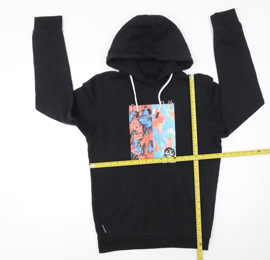 Saint + Sinner Men's Black Pullover Hoodie Size S Graphic Print