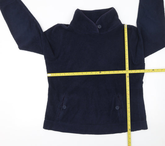 Regatta Great Outdoors Women Navy Fleece Pullover Sweatshirt UK 16