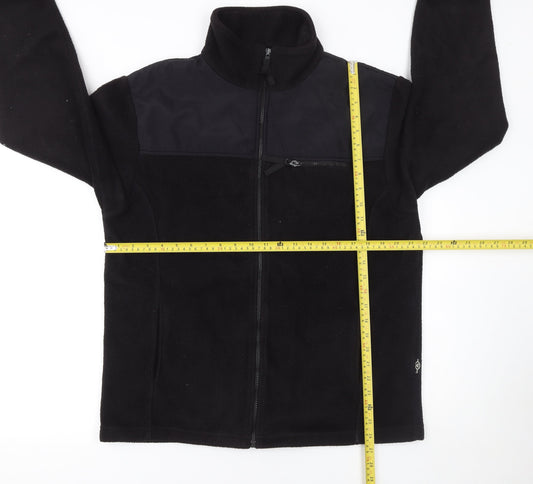 Bonmarché Womens Black Fleece Full Zip Jacket Size M