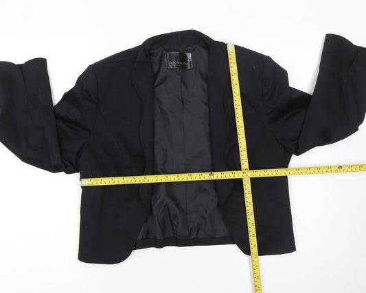bpc Selection Women's Black Size 14 Tailored Cropped Blazer