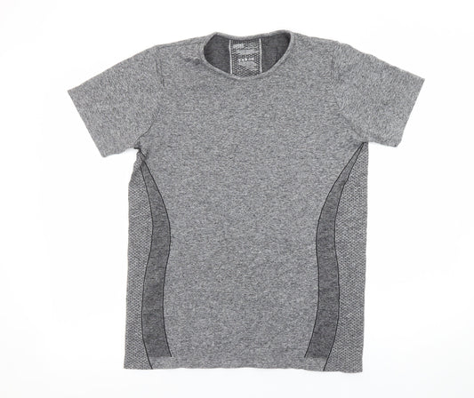 Dunnes Stores Womens Grey Short Sleeve Active T-Shirt Size L