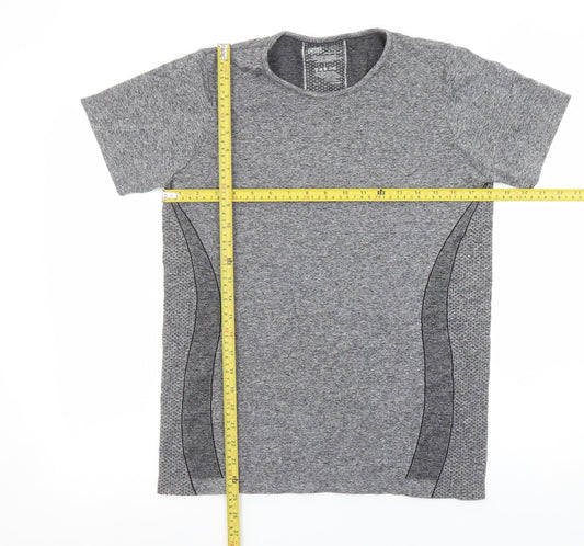 Dunnes Stores Womens Grey Short Sleeve Active T-Shirt Size L
