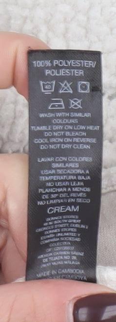 Additional view of Dunnes Women's Cream Fleece Pullover Sweatshirt Medium