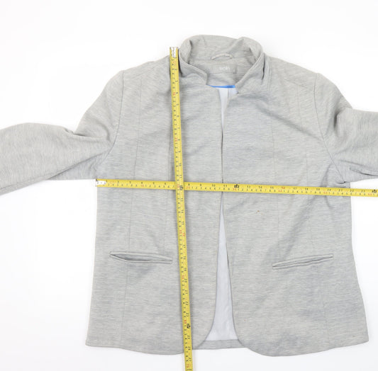 Wallis Women’s Grey Shawl Collar Blazer Jacket Size 16