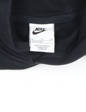 Additional view of Nike boys’ black pullover hoodie 15-16 years fleece logo sportswear