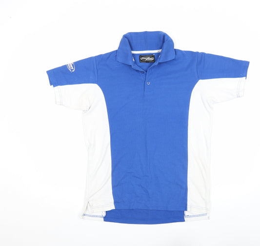 Mazon Hockey Men's Blue White Sports Polo Shirt Size S