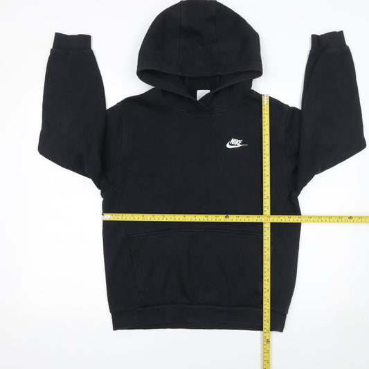 Nike Boys Black XL Pullover Fleece Hoodie with Logo