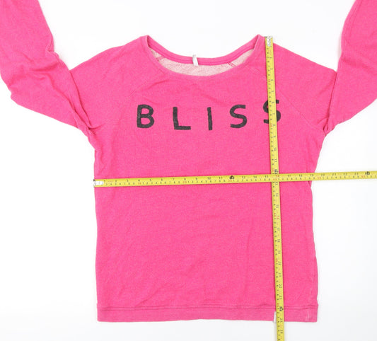 Womens UK L Regular O'Neill Pink Pullover Sweatshirt