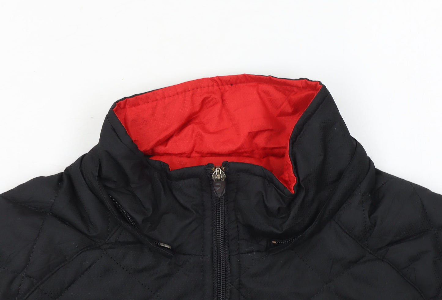 Additional view of Champion boys’ black quilted full zip winter jacket, size 11-12, years