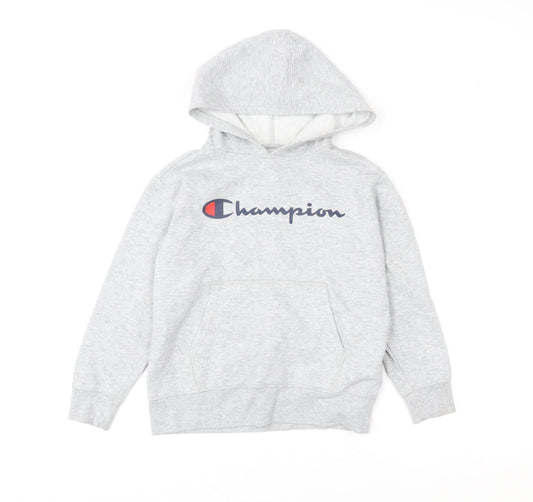 Teens UK M Regular Champion Grey Pullover Hoodie