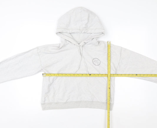 Womens UK 10 Regular Jack Wills Grey Pullover Hoodie