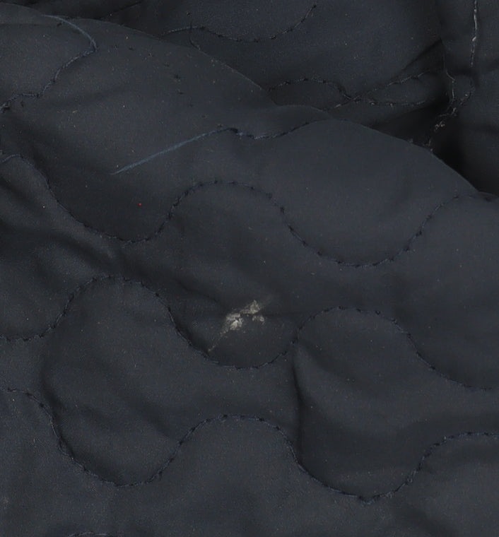 Additional view of Regatta girls’ blue quilted mid-length jacket 5-6 years lined water repellent