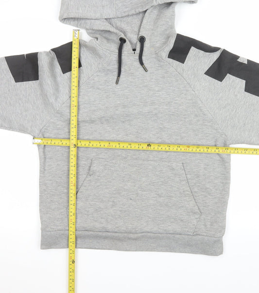 Ivy Park Womens Grey Hoodie, Size M, Logo Print, Casual Style