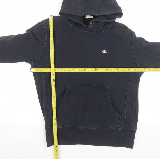 Womens UK L Regular Champion Blue Pullover Hoodie