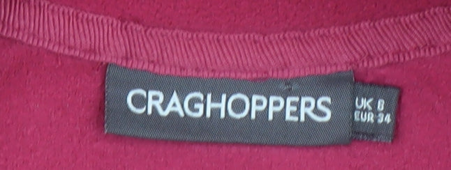 Womens UK 8 Regular Craghoppers Red Pullover Sweatshirt