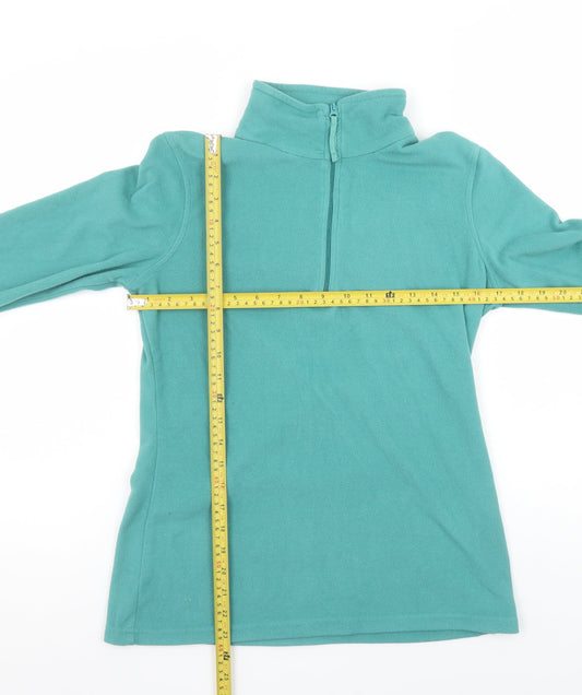 Womens UK S Regular Mountain Warehouse Green Pullover Sweatshirt