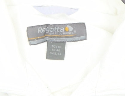 Womens UK 18 Regular Regatta White Pullover Sweatshirt