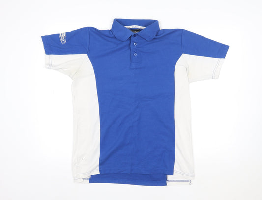 Mazon Hockey Men's Blue White Polo Shirt Size M Sports Top