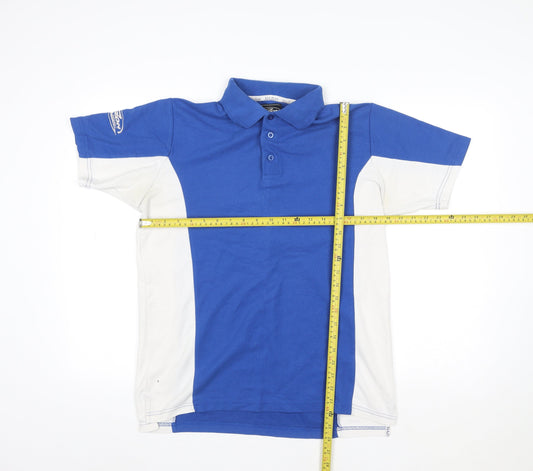 Mazon Hockey Men's Blue White Polo Shirt Size M Sports Top
