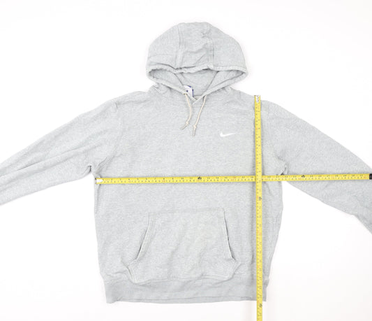 Womens UK L Regular Nike Grey Pullover Hoodie
